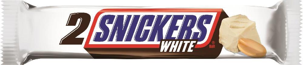 Snickers White King Size  2.84 oz  6/24ct