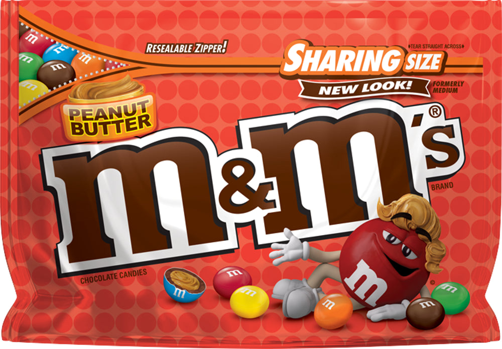 M&M Mars Stand Up Pouch M&M's Peanut Butter 8ct 9oz