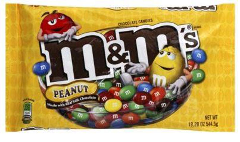 M&M Mars Packaged Goods M&M's Peanut SUP 12ct 18.08oz