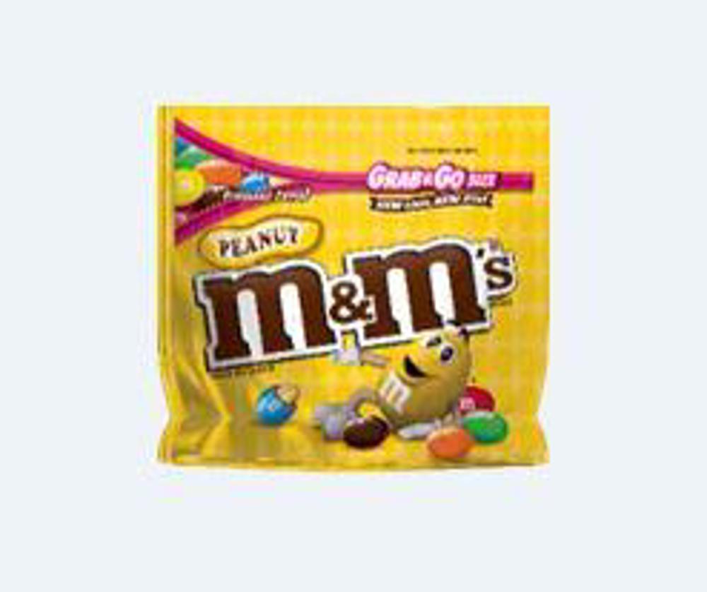 M&M Mars Stand Up Pouch M&M's Peanut Bag 12ct 5oz