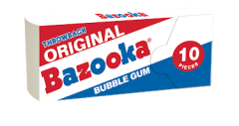 Topps Bazooka Wallet Pack w/Grape Flavor  12/12ct 2.11oz