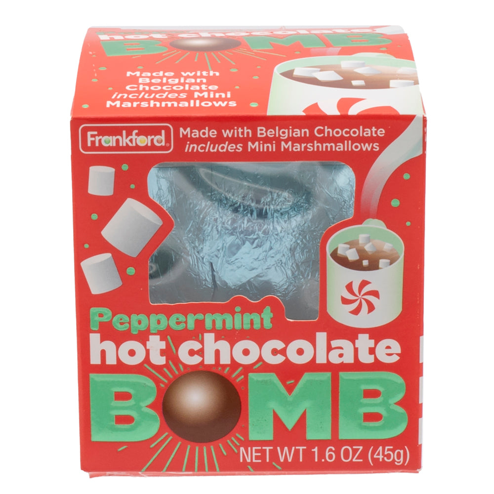 Frankford Hot Chocolate Bomb- Peppermint 1.60oz  2/12ct