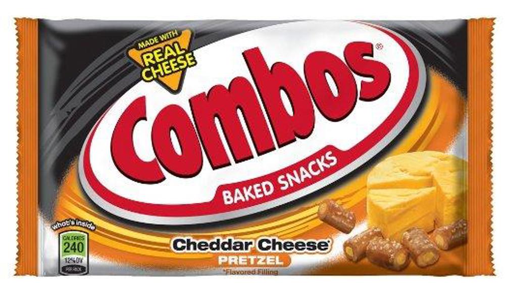 Combos Singles Cheddar Cheese Pretzel 12/18ct 1.8oz