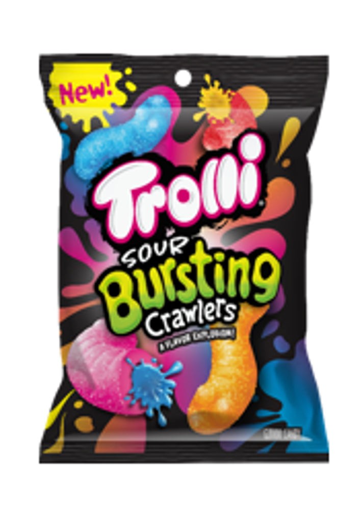 Trolli Sour Bursting Crawlers 12/4.25oz Peg Bag