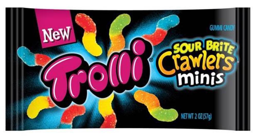 Ferrara Count Goods Trolli Sour Brite Crawlers Minis 8/18ct 2oz