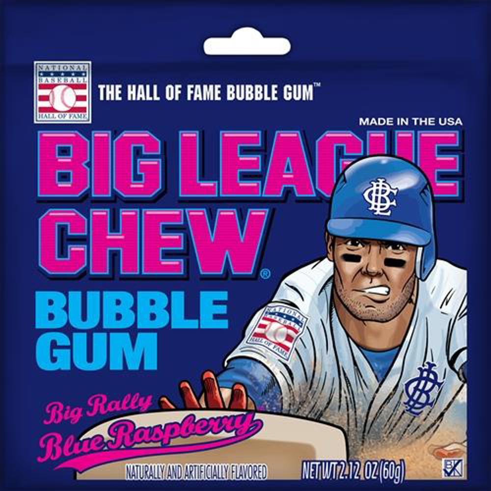 Big League Chew Blue Raspberry 9/12ct 2.12oz