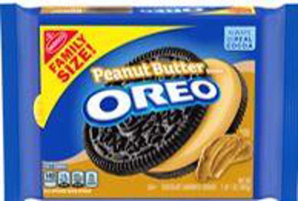 Nabisco Oreo Peanut Butter Creme Family Size 17oz  1/12ct