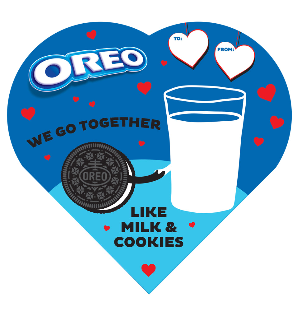 Oreo Valentine Cookie Heart Shape Box  6.24oz  1/6ct