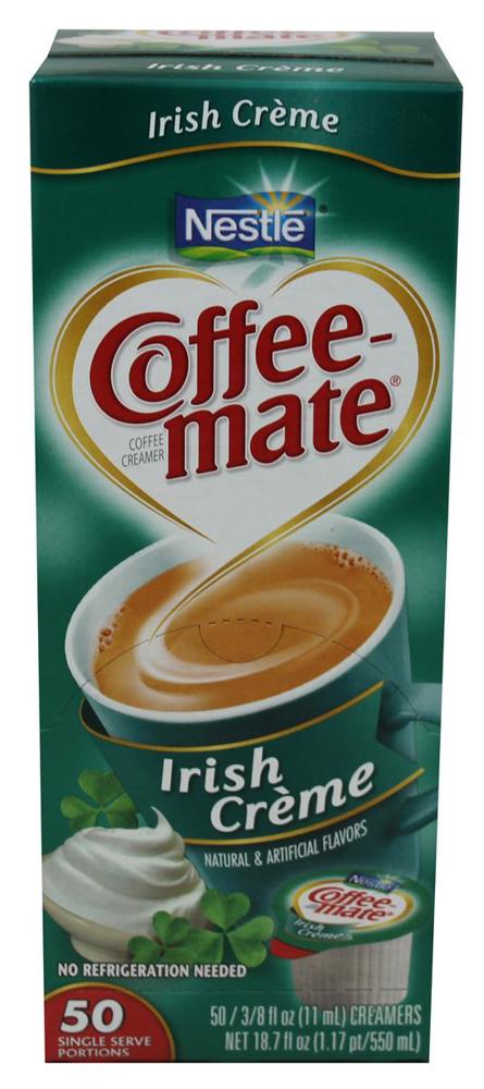 Nestle Coffee Mate Liquid 50 ct Irish Cream 4/50ct 0.38oz