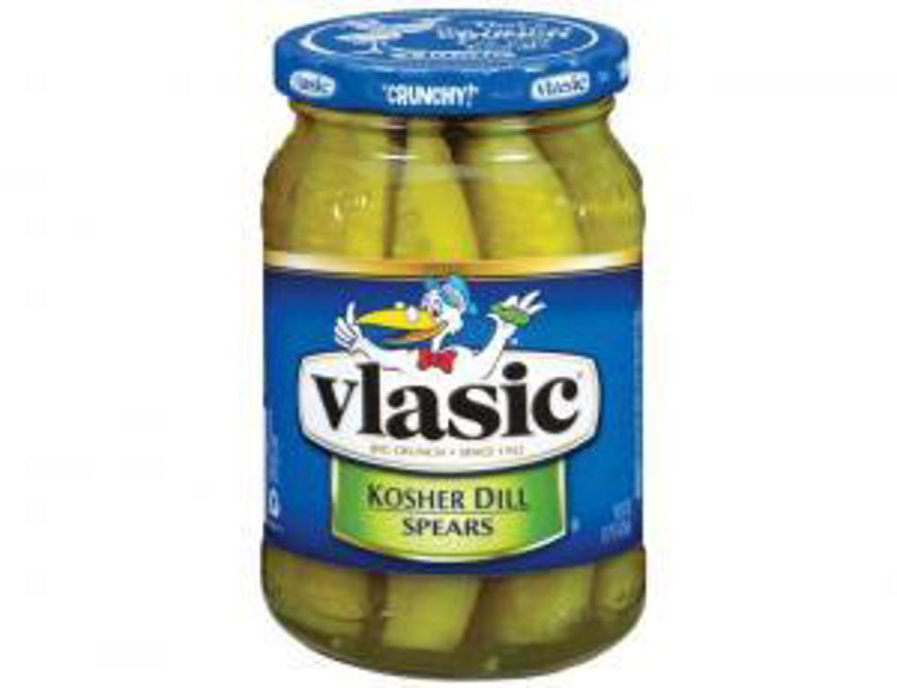 Vlassic Kosher Dill Spears 16oz 1/6ct