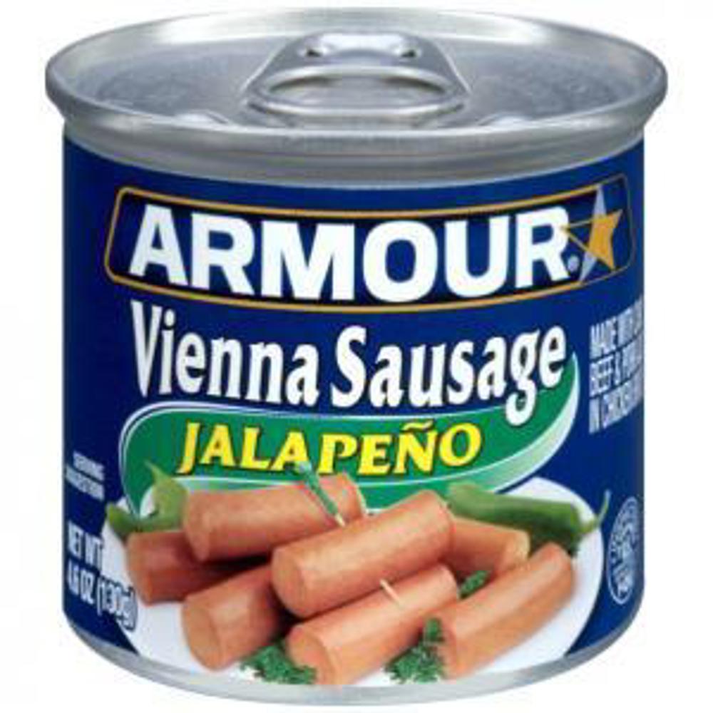 Armour Vienna Sausage Jalapeno    4.6oz  1/24ct