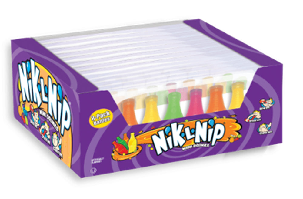 Concord King Size Nik-L-Nip Original Wax Bottles 8 Pack 6/12ct