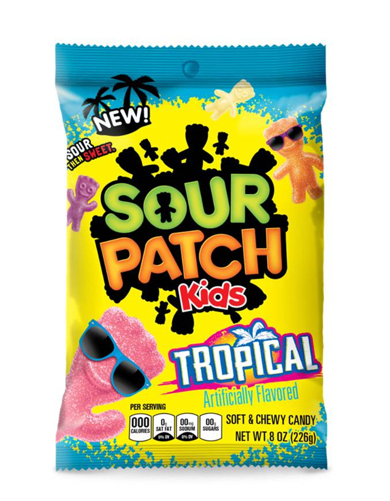 Mondelez Peg 8 oz Sour Patch Tropical 12ct 8oz