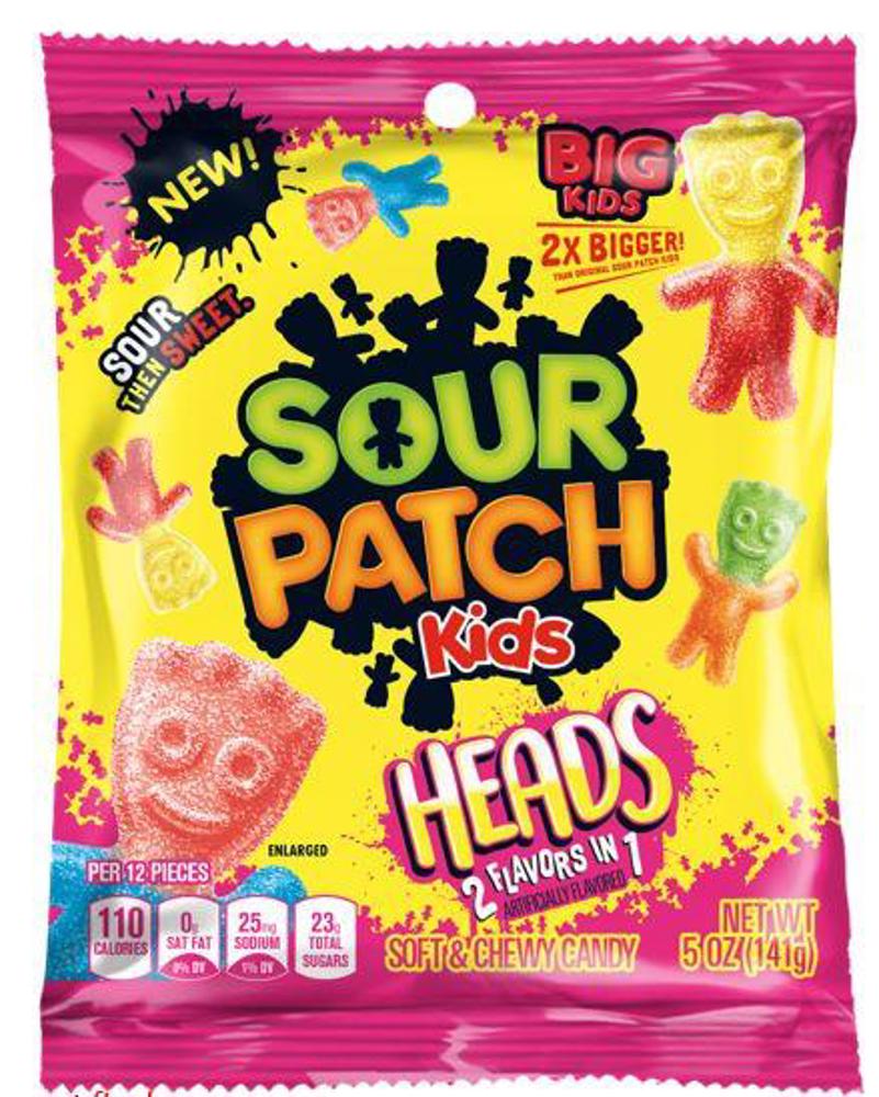 Mondelez Peg 5 oz Sour Patch Kids Big Heads 12ct 5oz