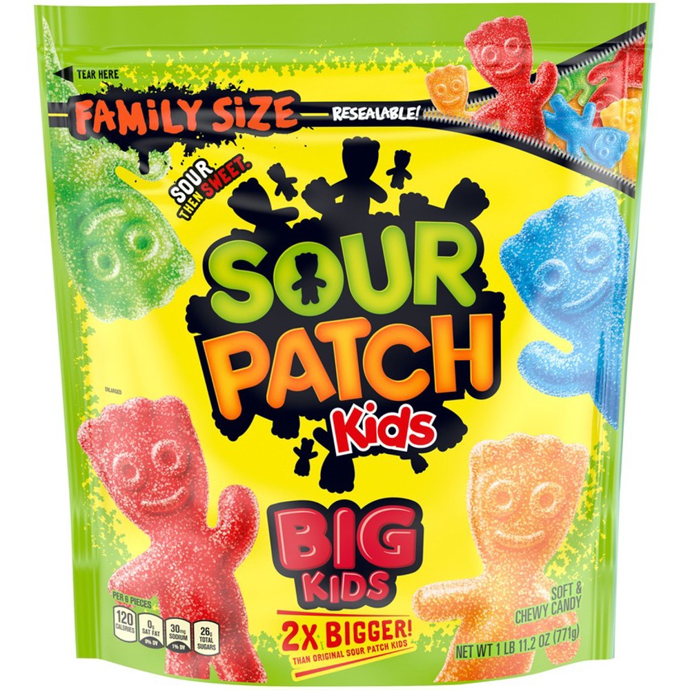 Sour Patch Kids BIG Bag  4/1.7 Lb Bag