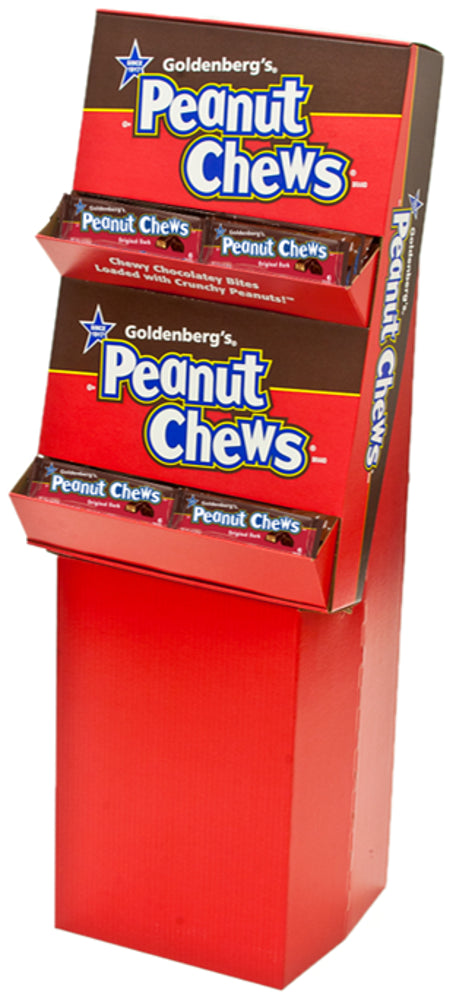 Just Born Display Units Peanut Chews Original 96 ct Floor Stand 96ct 2oz