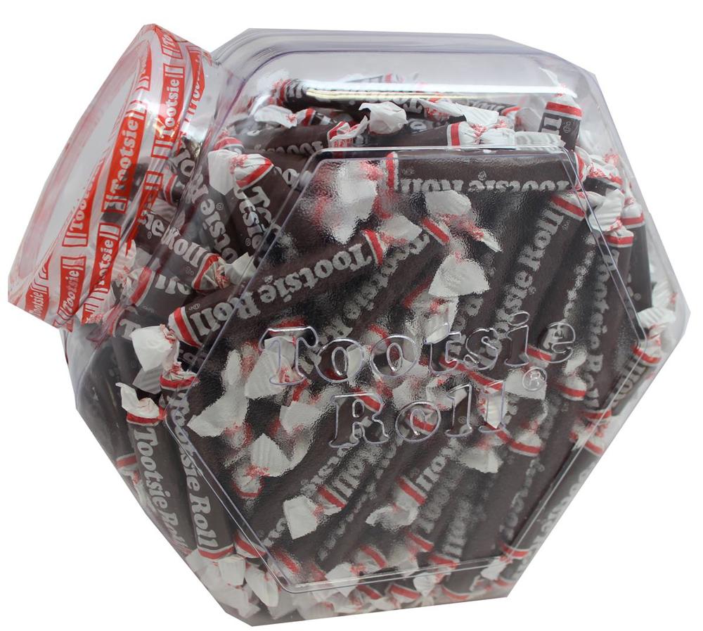 Tootsie Roll 5 Cent Line Rolls Jar 8/280ct