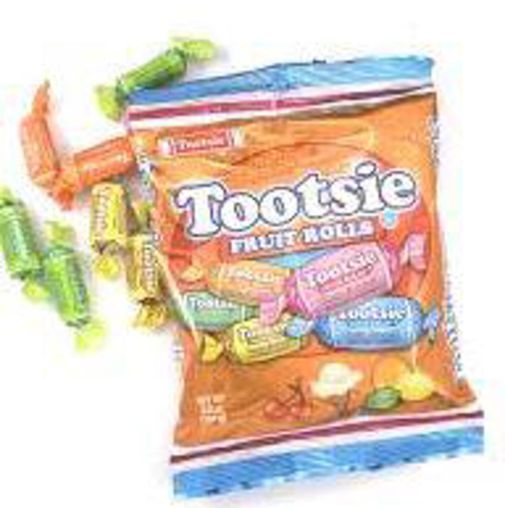 Tootsie Roll Peg Bags Fruit Rolls 12ct 5.8oz