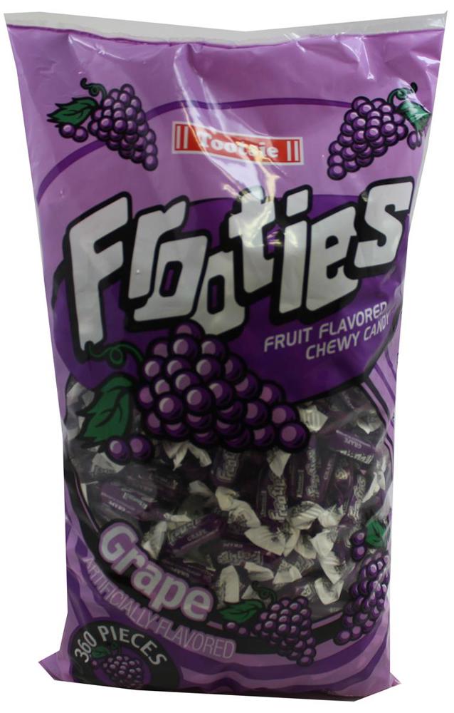 Tootsie Roll Frooties Count Bags 38.8 oz Grape 12/360ct 38.8oz