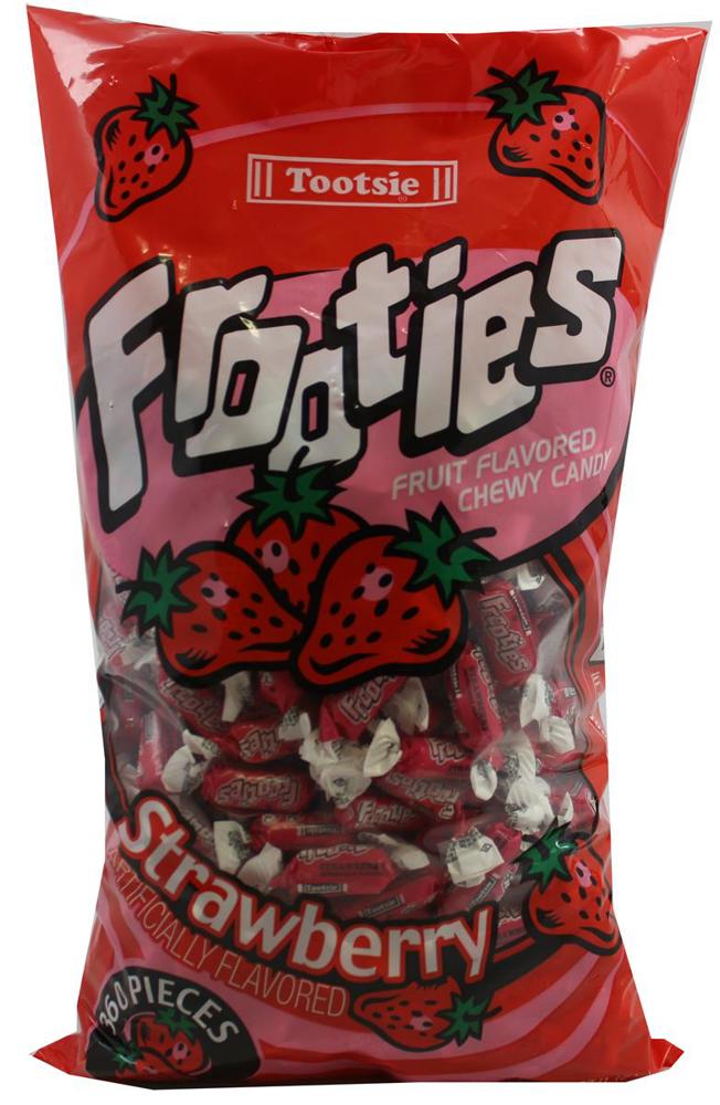 Tootsie Roll Frooties Count Bags 38.8 oz Strawberry 12/360ct 38.8oz