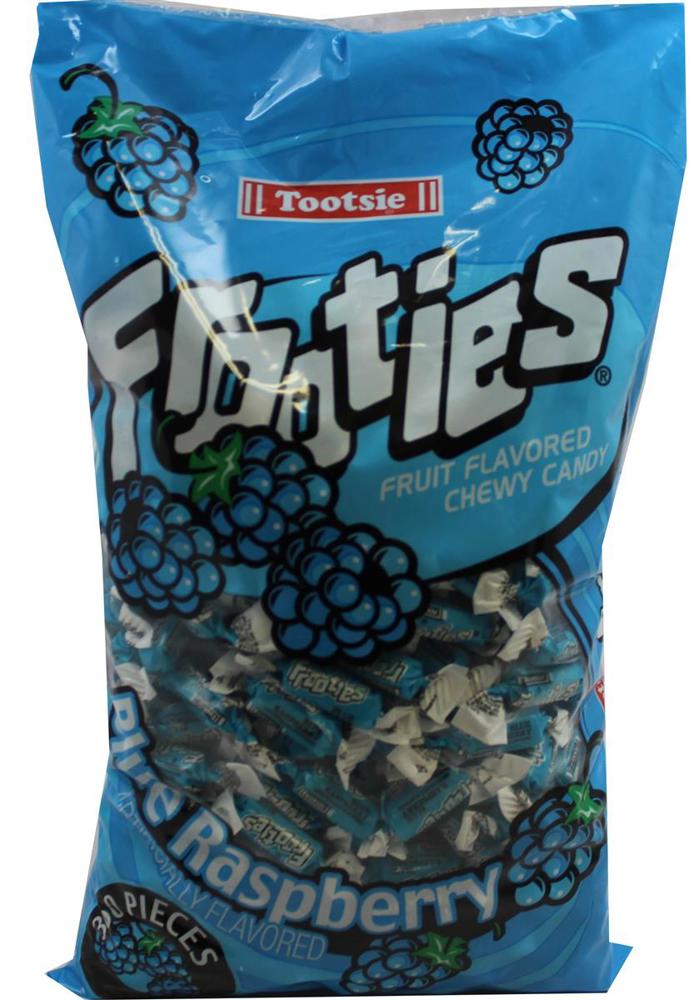 Tootsie Roll Frooties Count Bags 38.8 oz Blue Raspberry 12/360ct 38.8oz