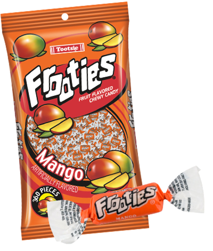 Tootsie Roll Frooties Count Bags 38.8 oz Mango 12/360ct 38.8oz