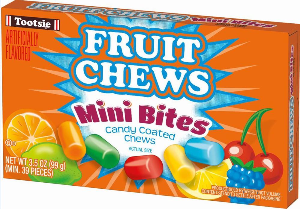 Tootsie Roll Theater Items Fruit Chew Mini Bites 12ct 3.5oz