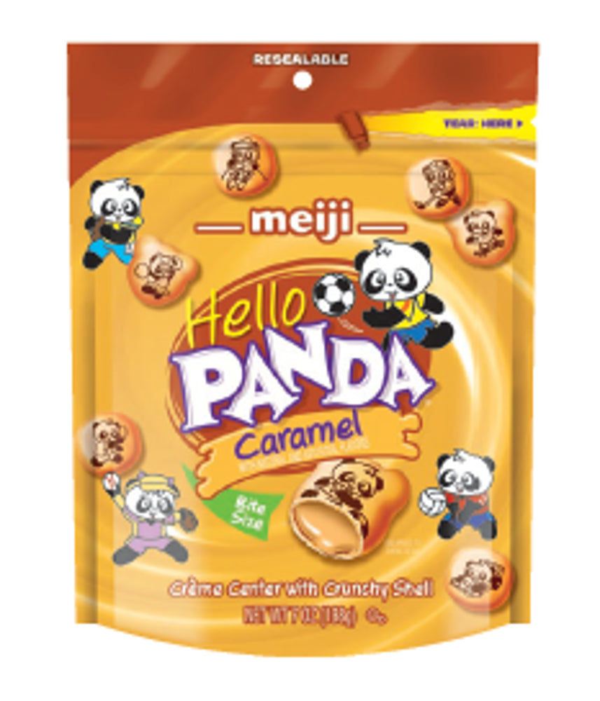 Meiji Hello Panda Caramel  Pouch 7oz  1/6ct