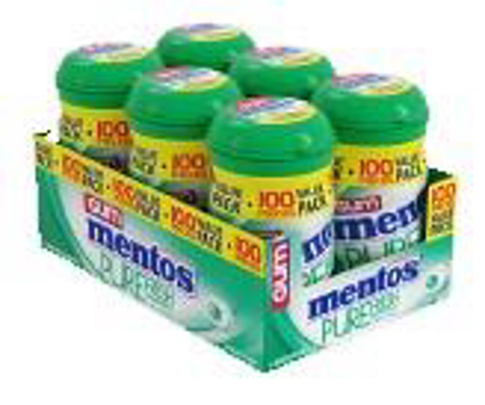 Perfetti Mentos Gum Pure Fresh XL Spearmint  7.05oz  6/6ct