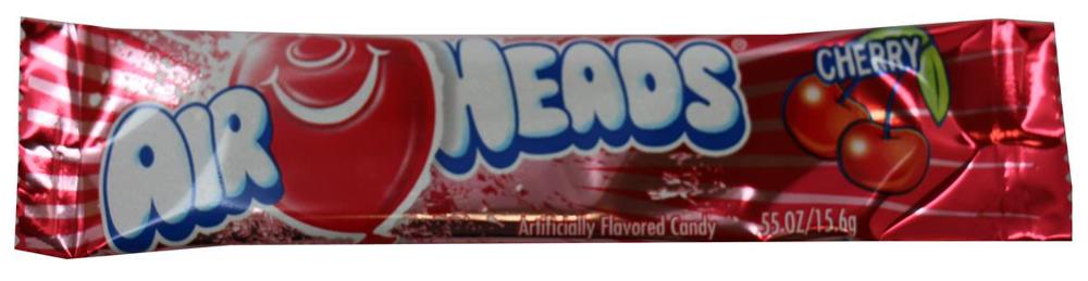 Airheads Singles Cherry 12/36ct 0.55oz