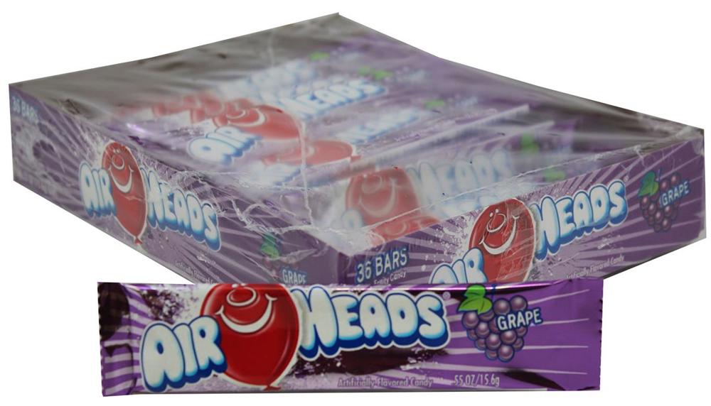 Airheads Singles Grape 12/36ct 0.55oz