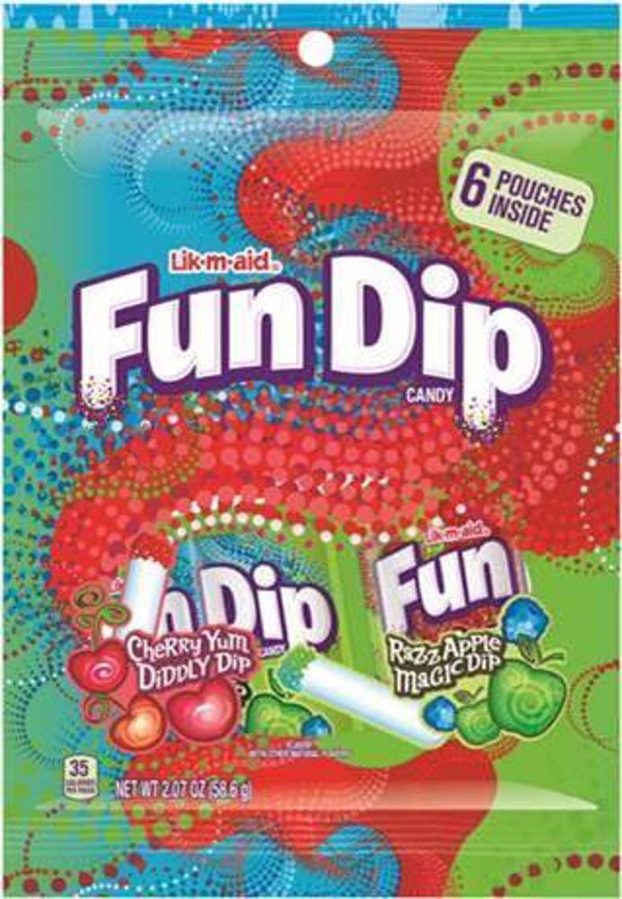 Lik-M-Aid Fun Dip Peg 2.07 oz 12 Ct