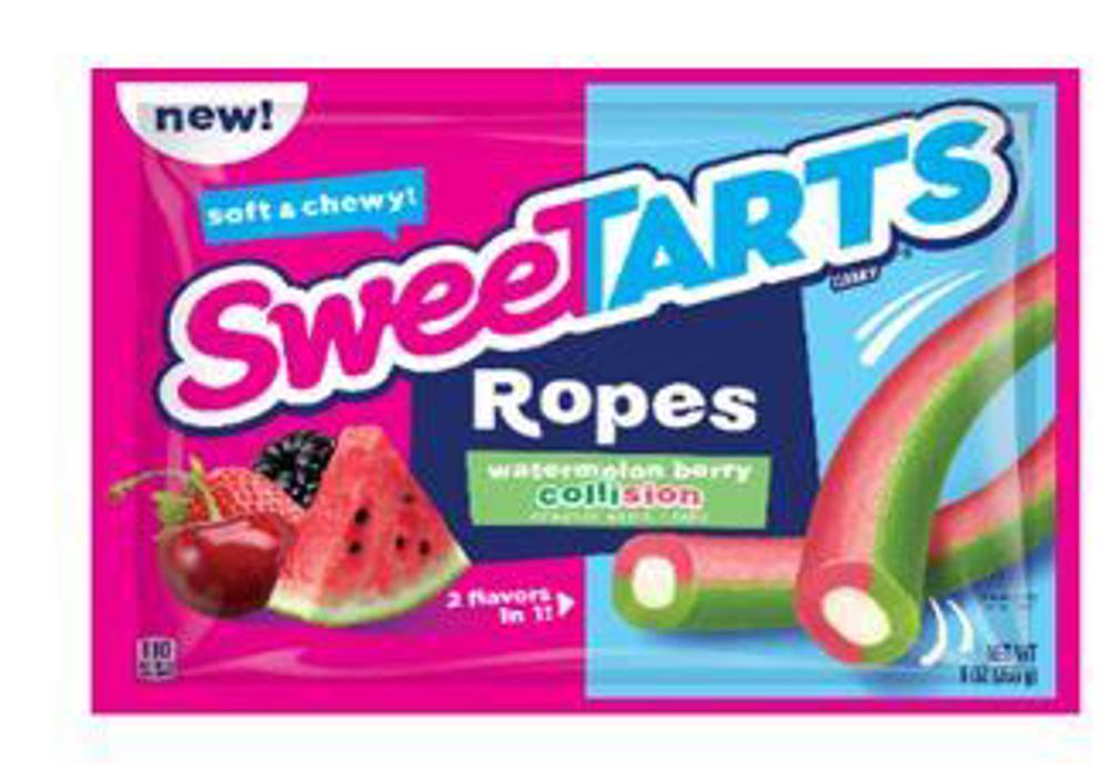 Sweetarts Ropes Collision 9oz Lay Down Bag  1/12ct