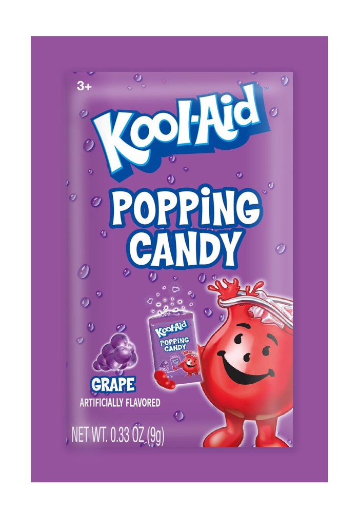 Kool-Aid Pop Candy Pouch - Grape .33oz 4/20ct