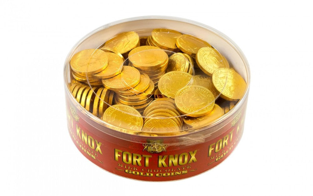 Fort Knox Bulk Gold Coins 1.5" 6ct 1lb