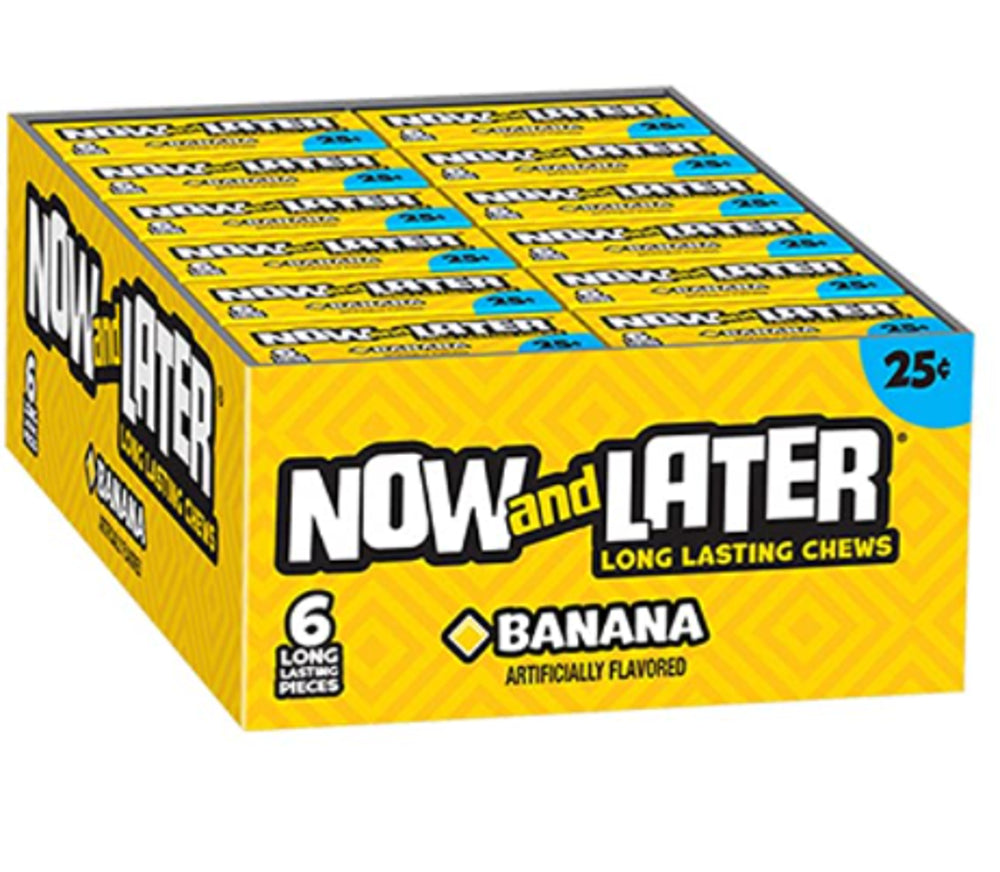 Now & Later Changemaker 6 pc Banana 12/24ct 0.93oz