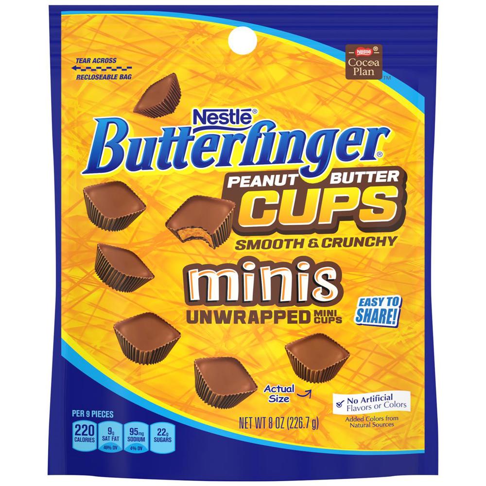 Nestle Chocolate Bags SUP Butterfinger Bites Stand 12ct 8oz