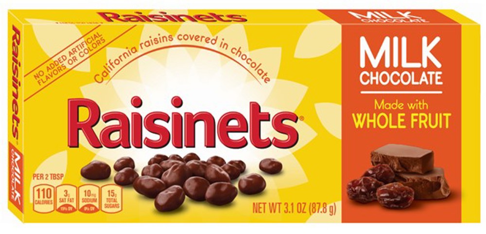 Nestle Video Box Chocolate Raisinets MC 15ct 3.1oz