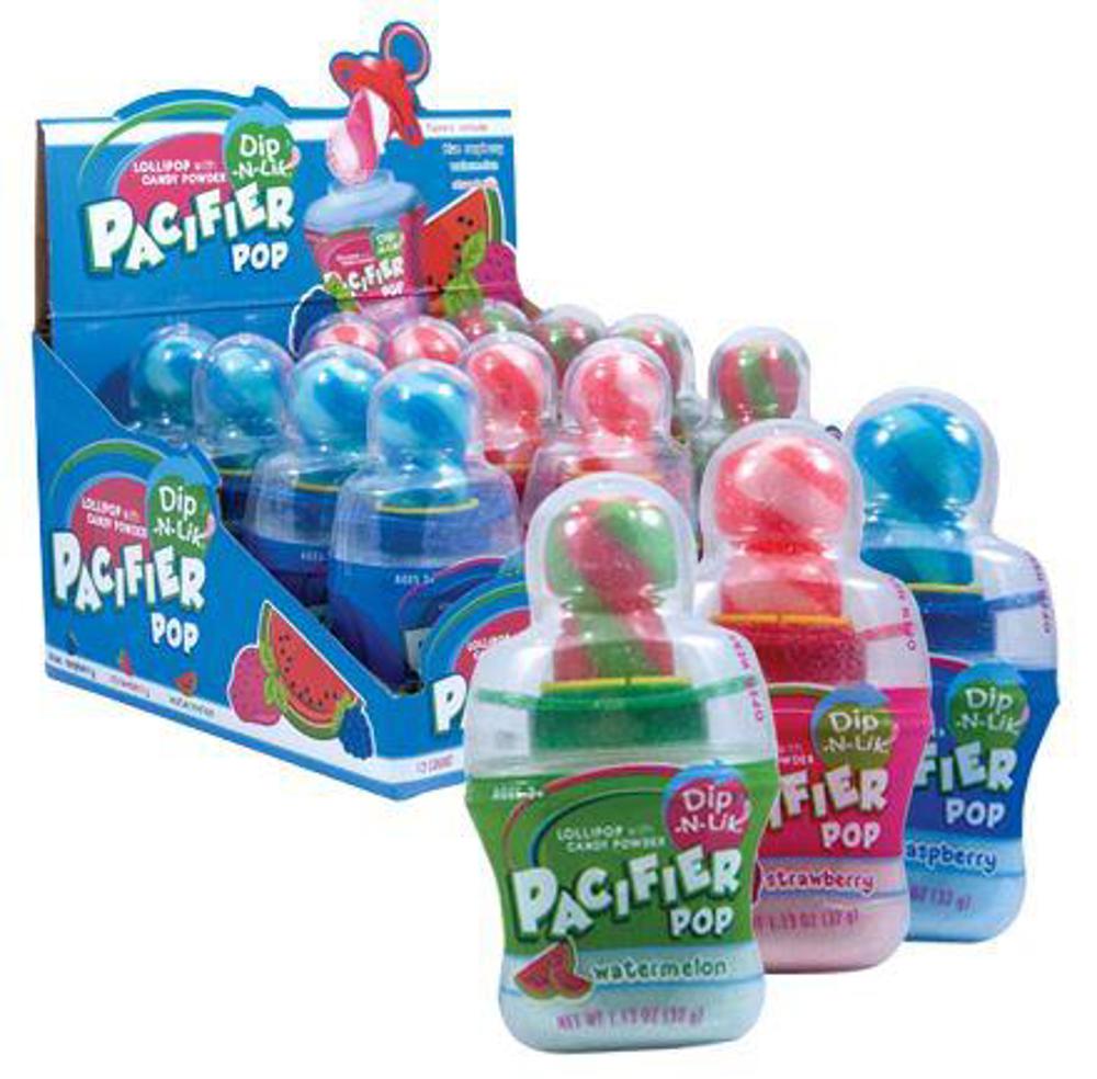 Koko's Novelty Pacifier Pop Dip-N-Lik 12/12ct 1.13oz