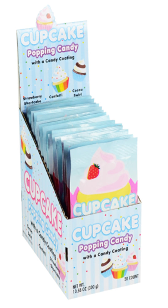 KoKo's Cupcake Coated Popping Candy .53oz 8/20ct