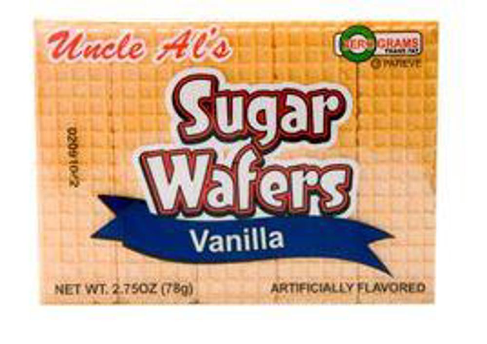 Uncle Al's Sugar Wafer Vanilla 12/12ct 2.75oz