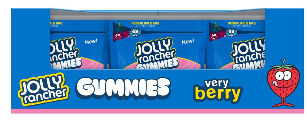 Jolly Rancher Gummies SUB Very Berry Flavors 13oz 1/12ct DRC