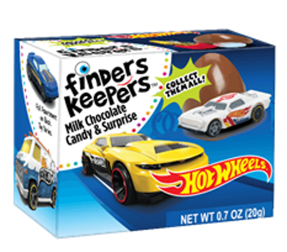 Topps Finders Keepers Hot Wheels Choc  Egg   1.3 oz 6/6 Ct