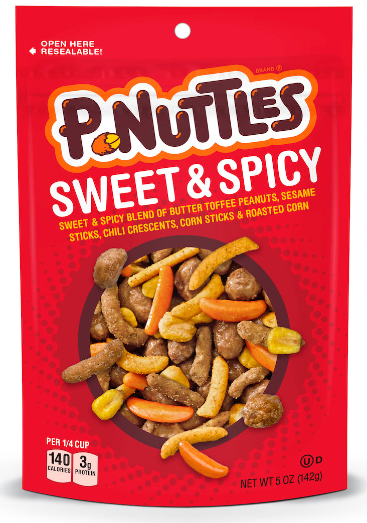 A&B P-Nuttles Sweet & Spicy Cajun Mix 5oz 6/10ct