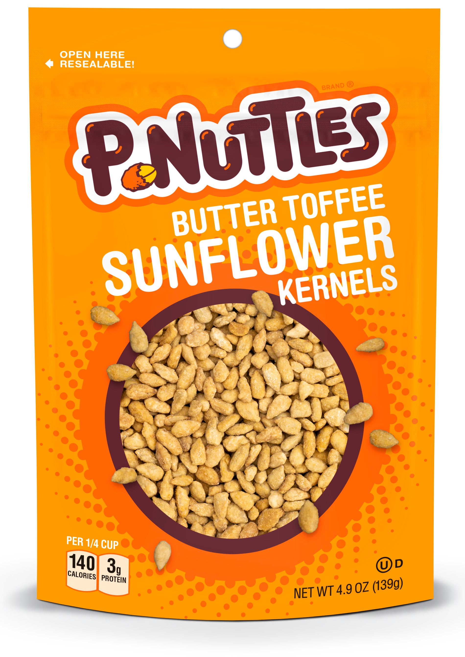 A&B P-Nuttles Sunflower Kernal 4.9oz 6/10ct