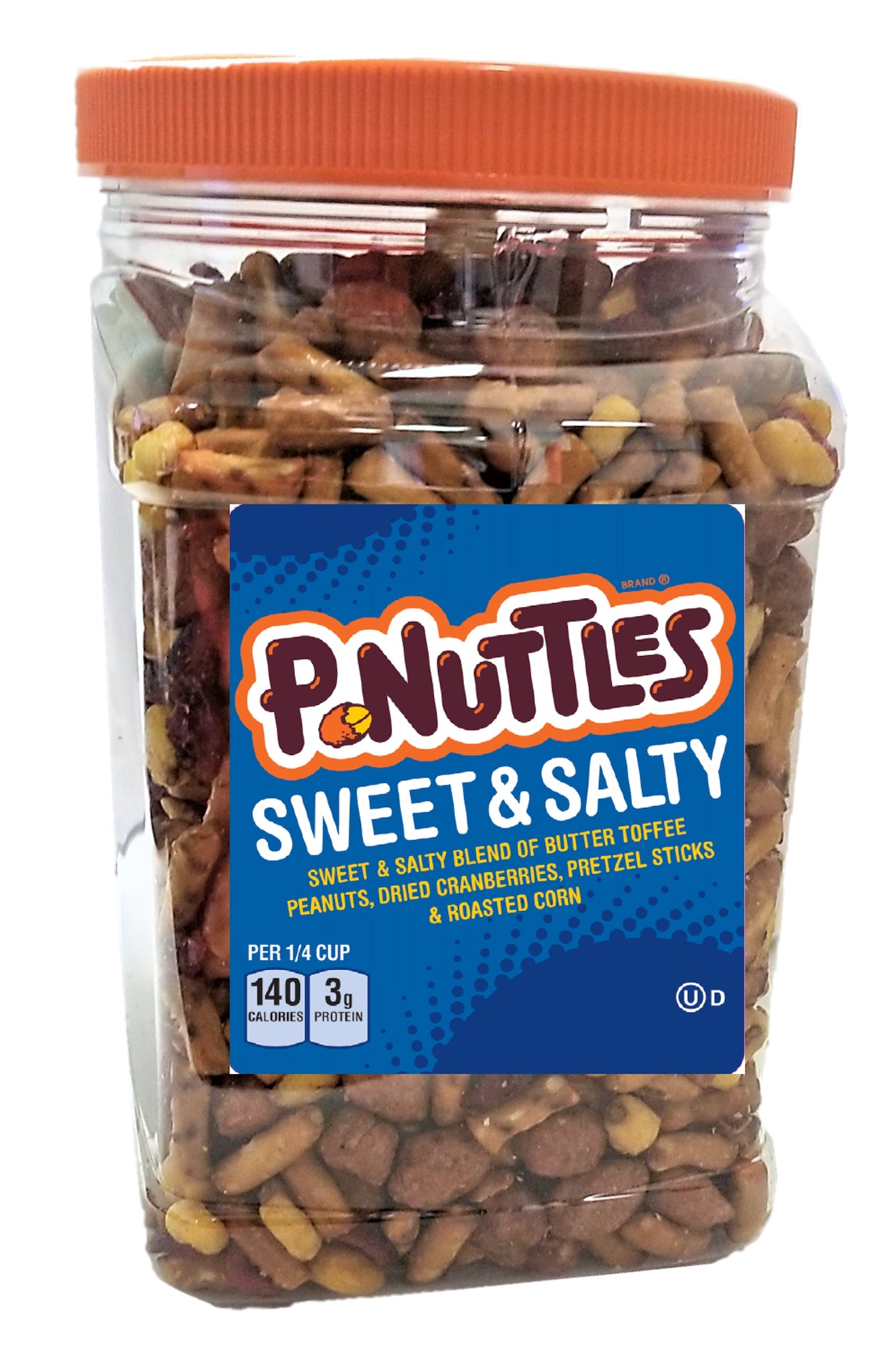 A&B P-Nuttles Sweet & Salty Mix 34oz Jar 1/6ct