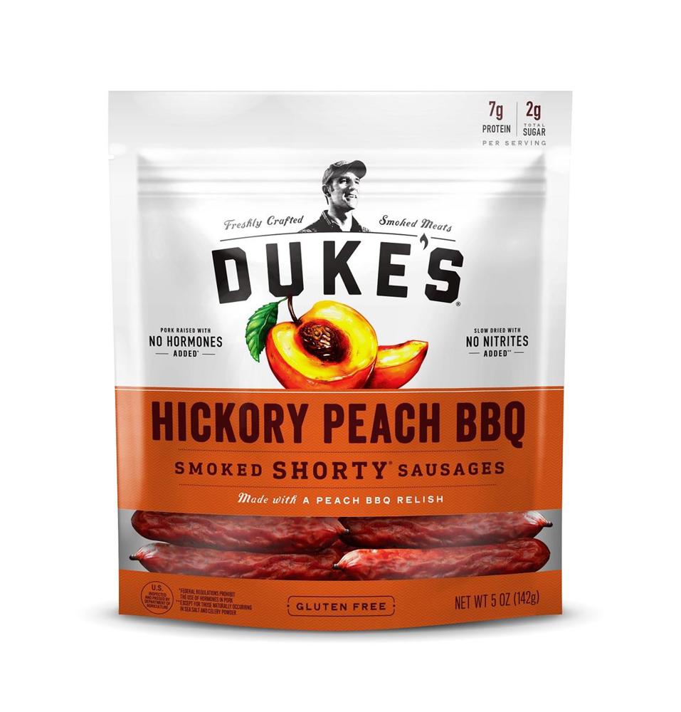 Dukes Sausage HKR Peach 5oz Peg Bag  1/8ct