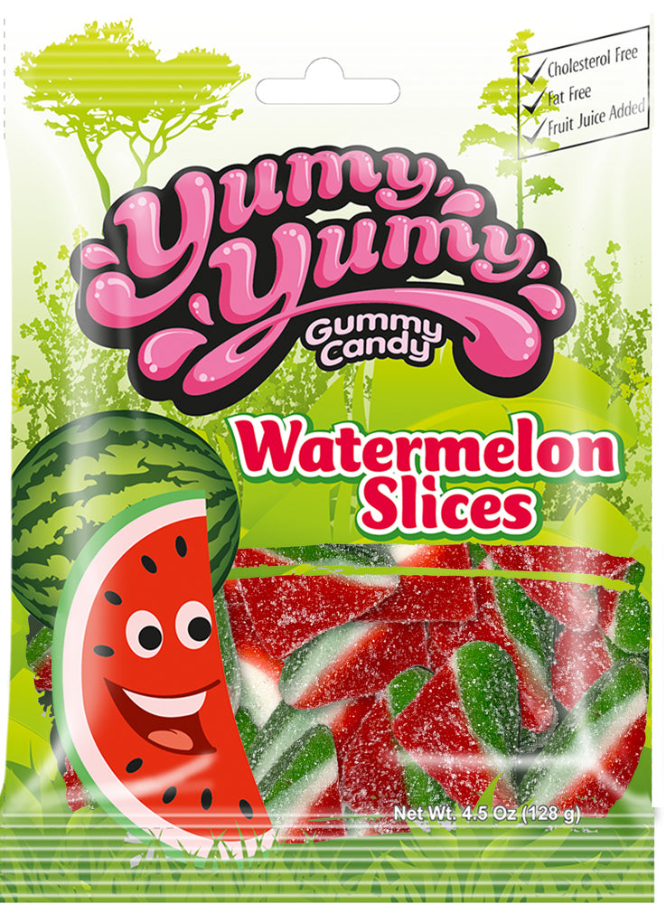 Kervan Yumy Yumy Peg Bags Watermelon Slices 12ct 4.5oz