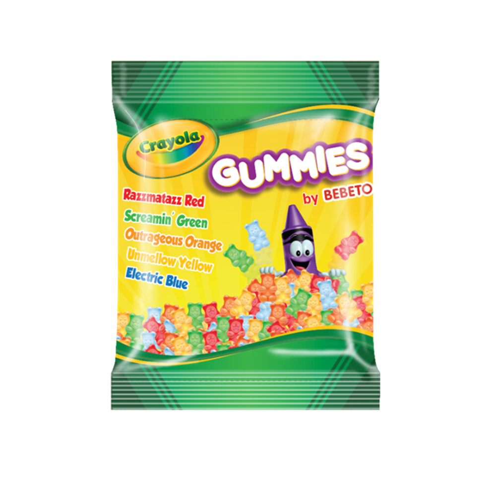 Kervan Crayola Peg Bags Gummies 12ct 3.5oz