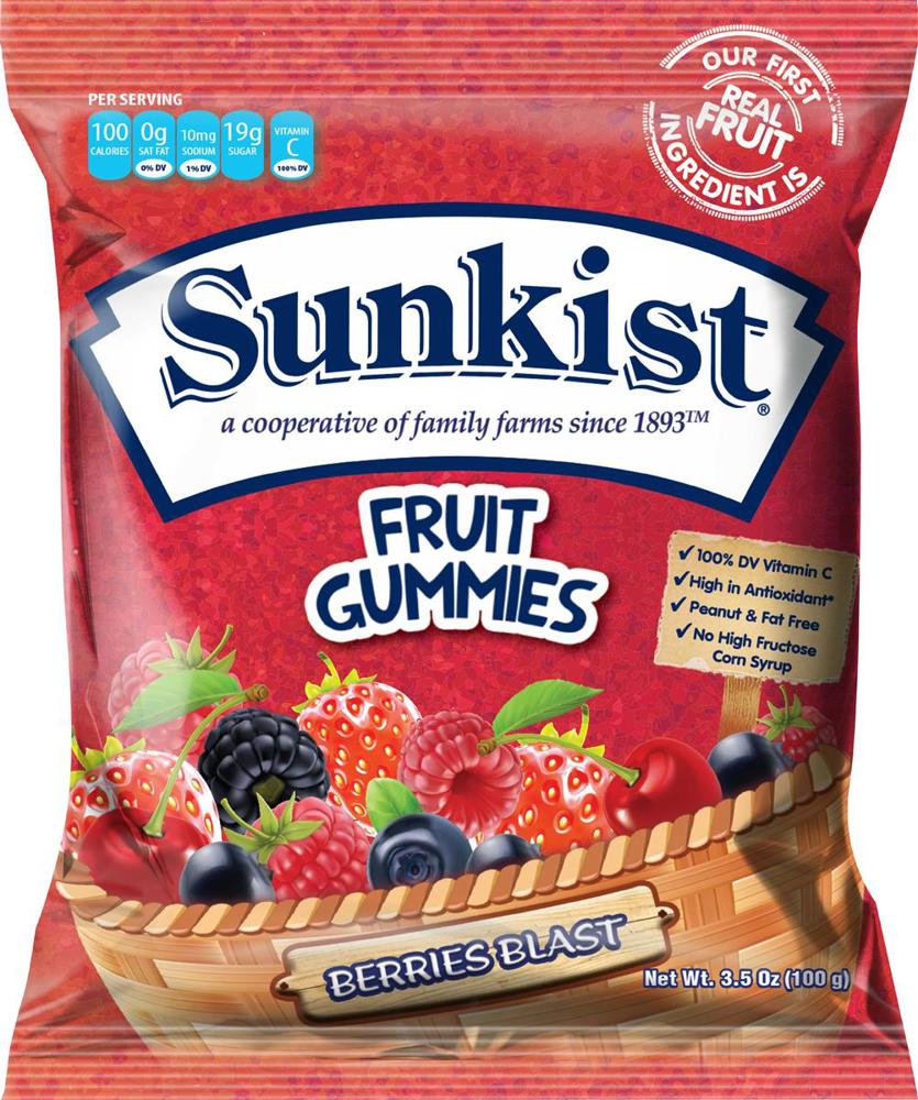 Kervan Sunkist Peg Bag Berry Blast 12ct 3.5oz